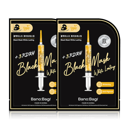 BANOBAGI Black Mask White Lasting [26ml (Pack of 2)