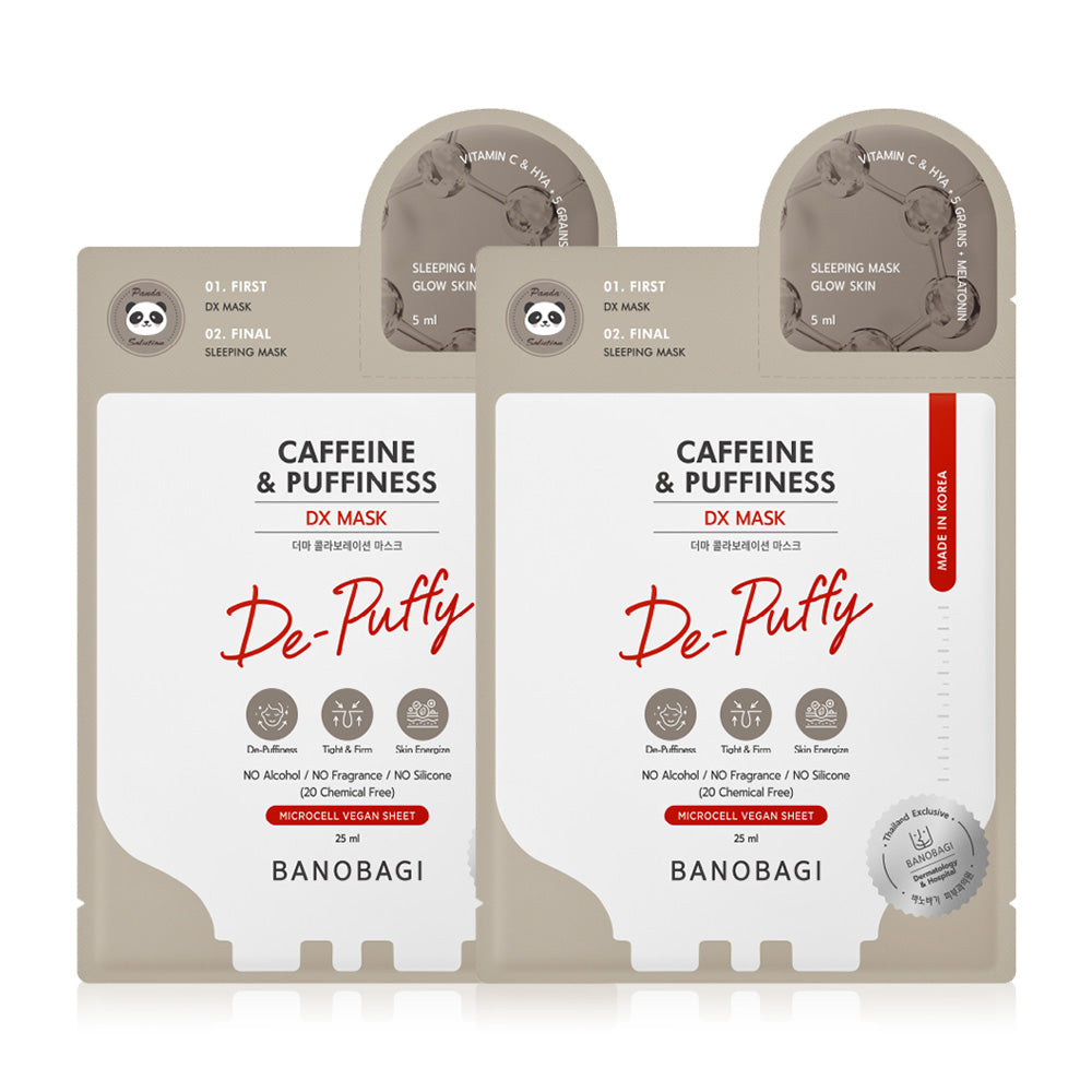BANOBAGI Dx Mask Caffeine & Puffiness 25ml (Pack of 2)