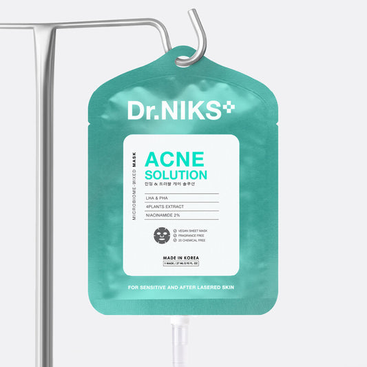 Dr.NIKS Acne Solution Microbiome-Mixed Mask [27ml (Pack of 3)