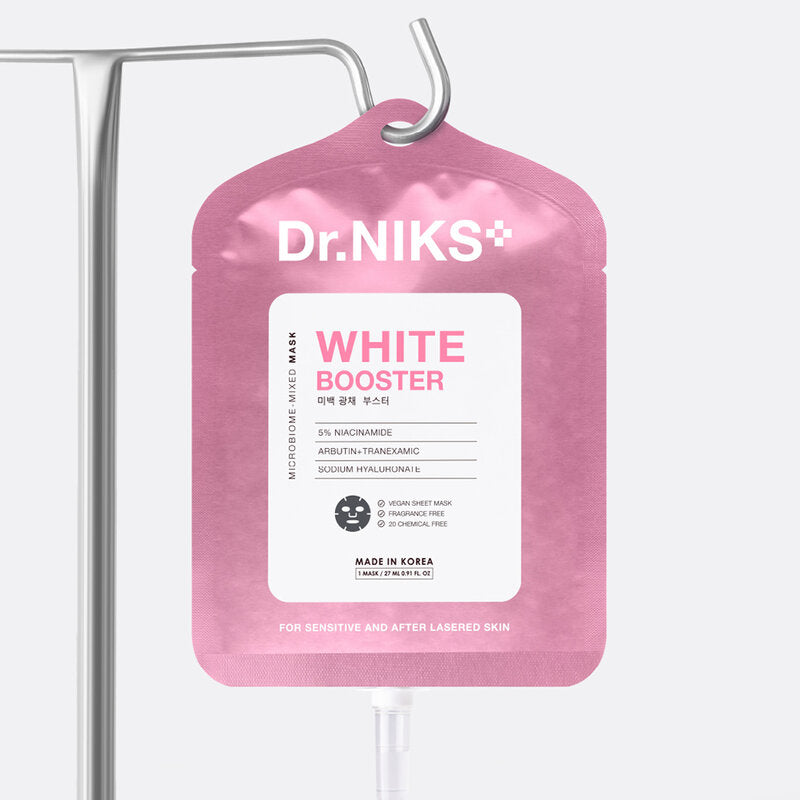 Dr.NIKS White Booster Microbiome-Mixed Mask [27ml (Pack of 3)
