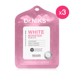 Dr.NIKS White Booster Microbiome-Mixed Mask [27ml (Pack of 3)