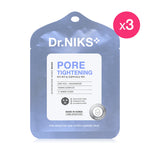 Dr.NIKS Pore Tightening Microbiome-Mixed Mask [27ml (Pack of 3)