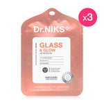 Dr.NIKS Glass & Glow Microbiome-Mixed Mask [27ml (Pack of 3)
