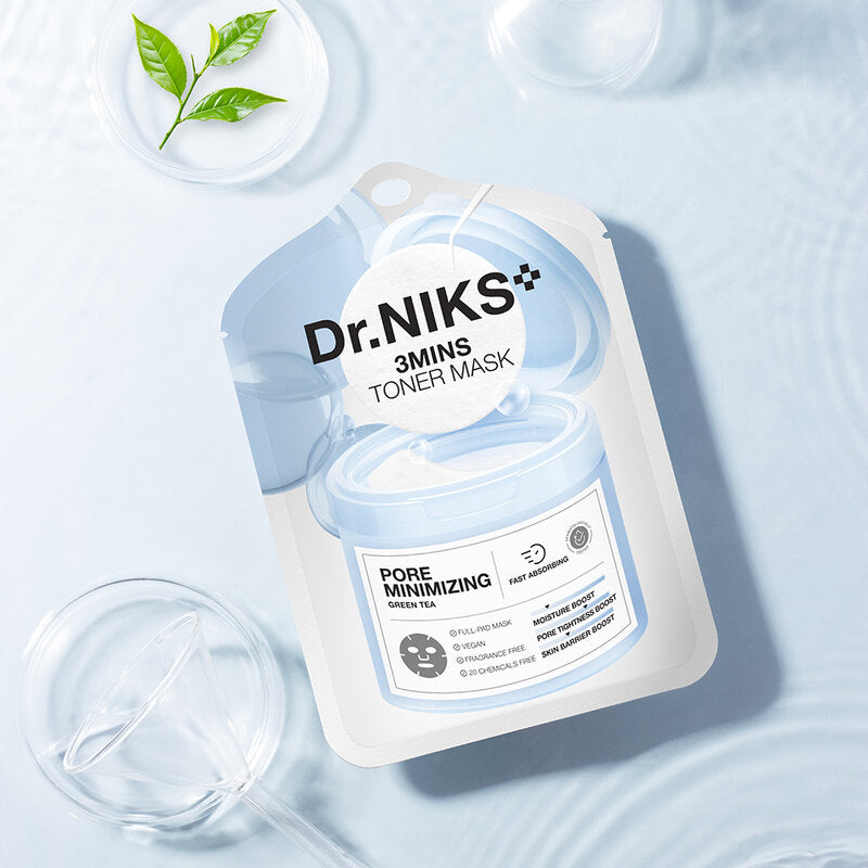 Dr.NIKS 3 Mins Toner Mask Pore Minimizing [20ml (Pack of 6)