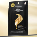 JM Solution Be Nature Rice & Whitening Mask [24ml (Pack of 4)