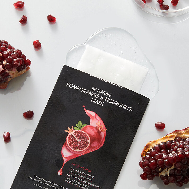 JM Solution Be Nature Pomegranate & Nourishing Mask [24ml (Pack of 4)