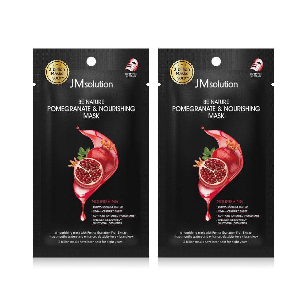 JM Solution Be Nature Pomegranate & Nourishing Mask [24ml (Pack of 2)