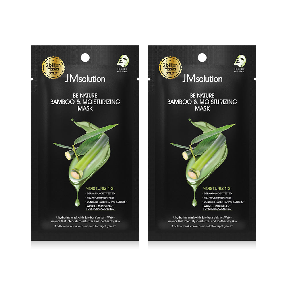 JM Solution Be Nature Bamboo & Moisturizing Mask [24ml (Pack of 2)