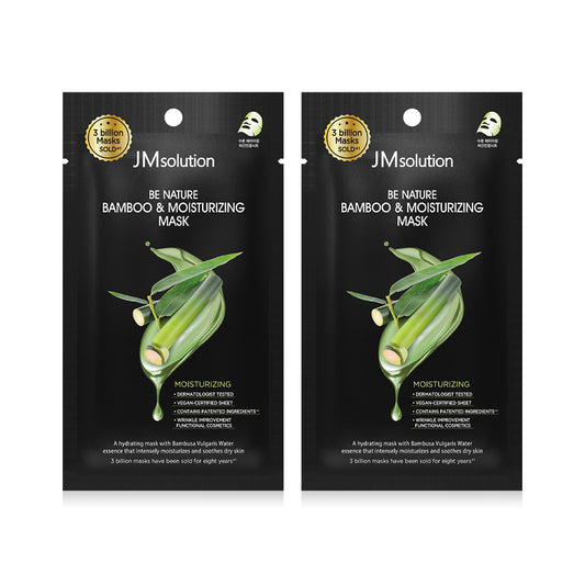 JM Solution Be Nature Bamboo & Moisturizing Mask [24ml (Pack of 2)