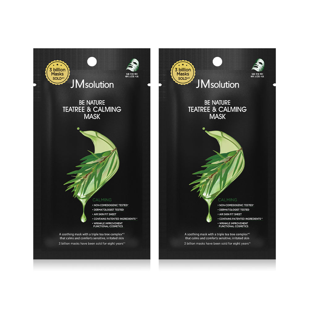 JM Solution Be Nature Teatree & Calming Mask [24ml (Pack of 2)