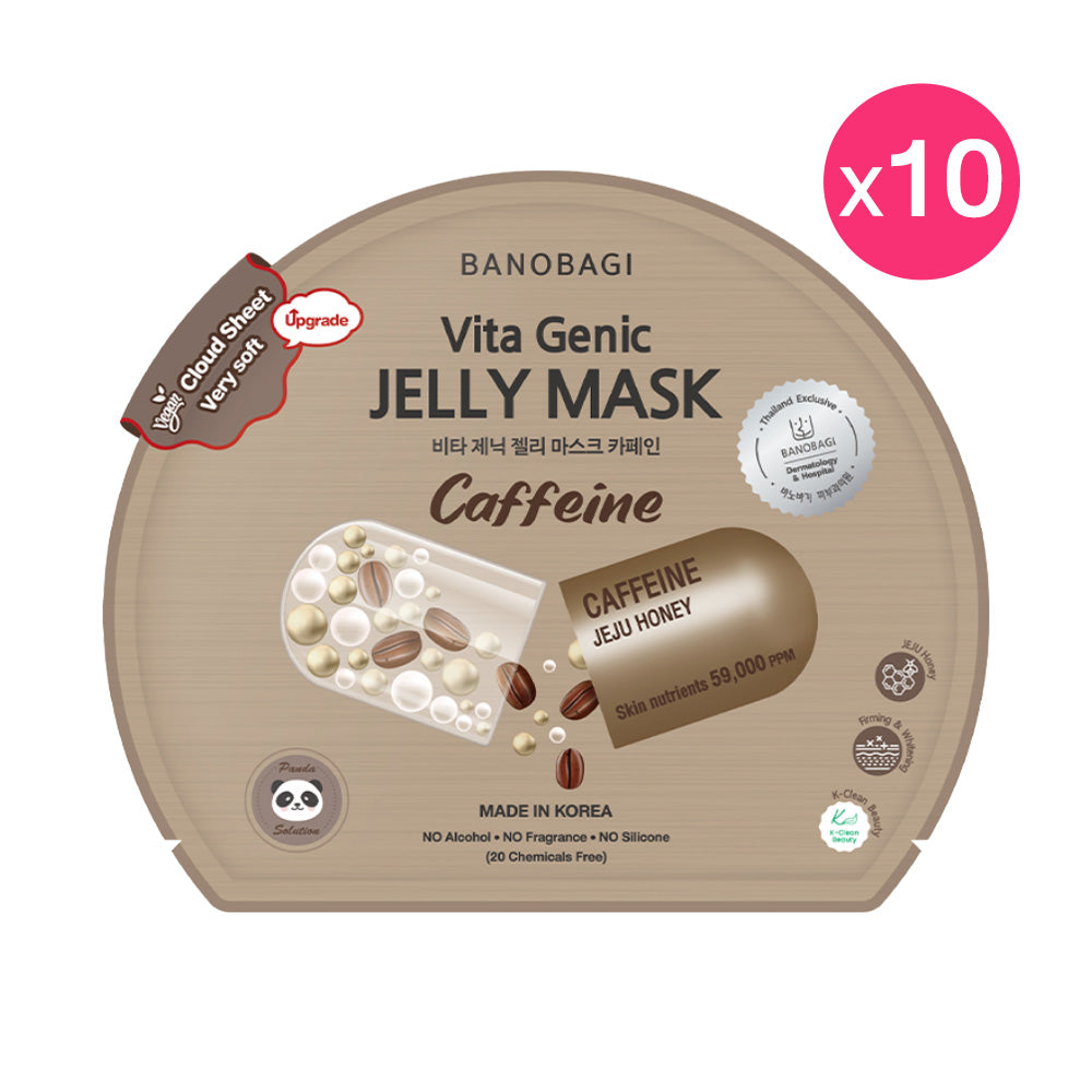 BANOBAGI Vita Genic Jelly Mask Caffeine [26ml (Pack of 10)