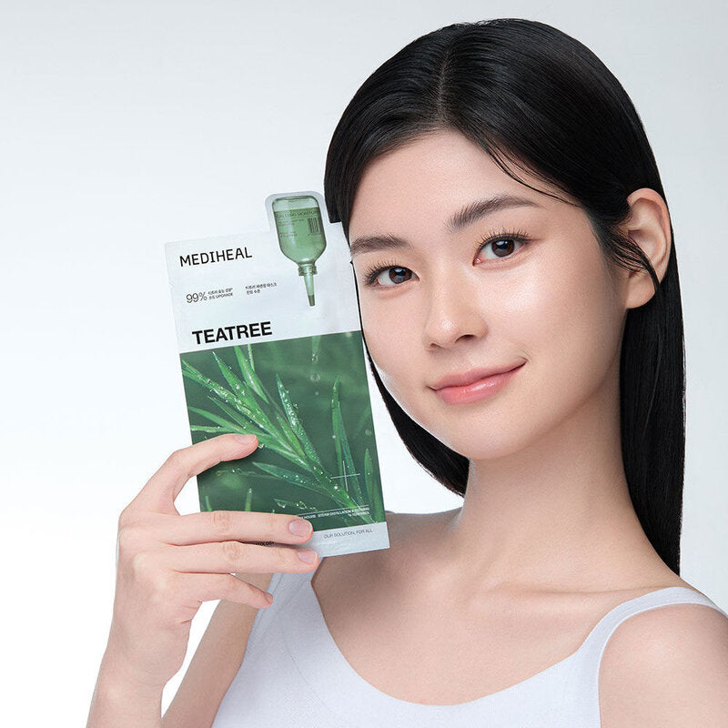 Mediheal Teatree Essential Mask Calming Moisture Box [24ml (Pack of 4)