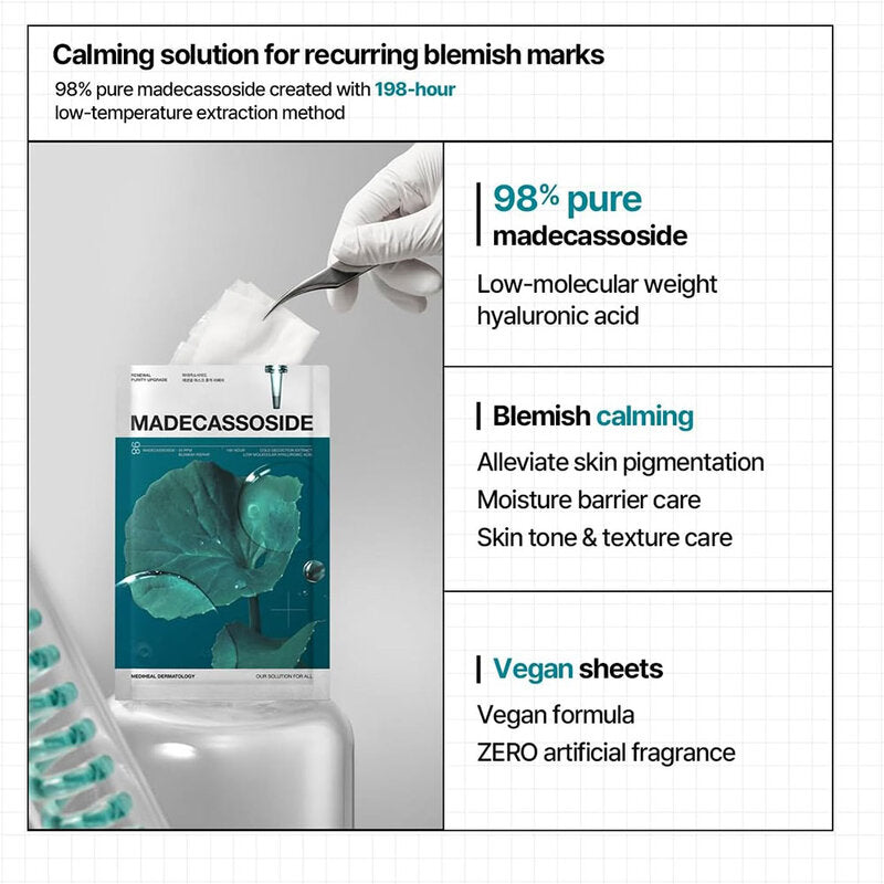 MEDIHEAL Madecassoside Essential Mask Blemish Repair 24 ml x 4pcs.