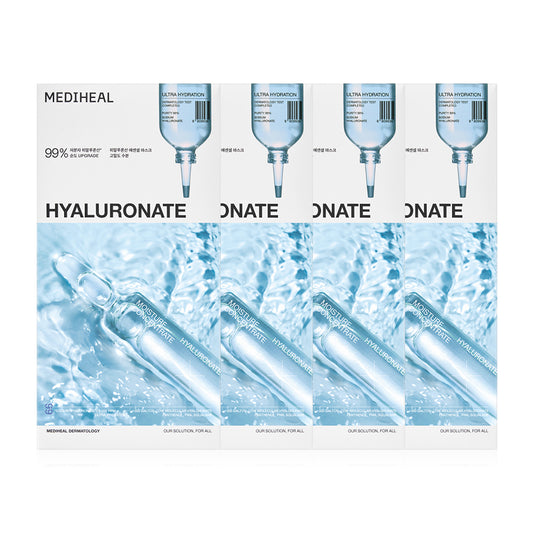 MEDIHEAL Hyaluronate Essential Mask Ultra Hydration 24 ml x 4pcs.