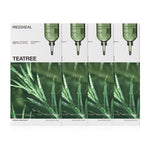 Mediheal Teatree Essential Mask Calming Moisture Box [24ml (Pack of 4)