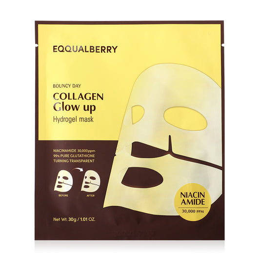 EQQUALBERRY Collagen Glow Up Hydrogel Mask 30g