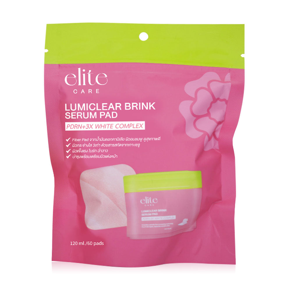 Elite Care LumiClear Brink Serum Pad Refill 120ml (Pack of 60)