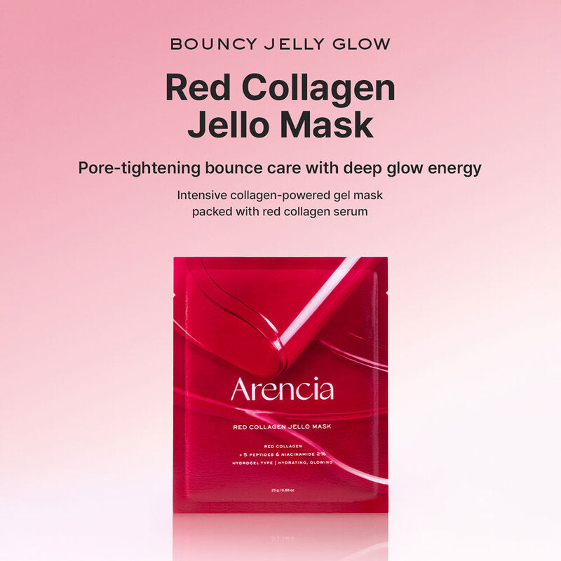 ARENCIA Red Collagen Jello Mask [25ml (Pack of 4)
