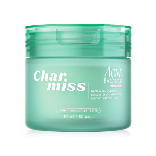Charmiss Acne Balance Toner Pads 110ml (Pack of 80)