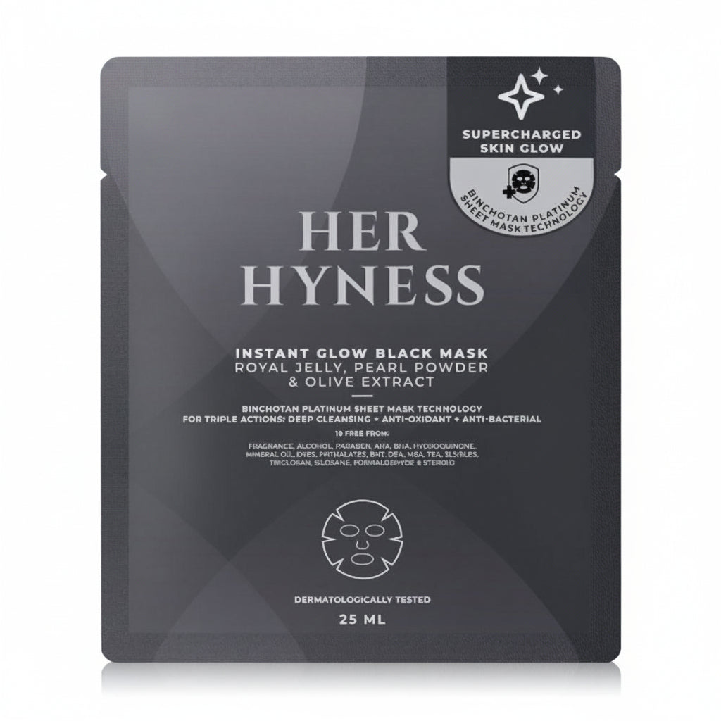 Her Hyness Instant Glow Black Mask 25 ml. (1 sheet)