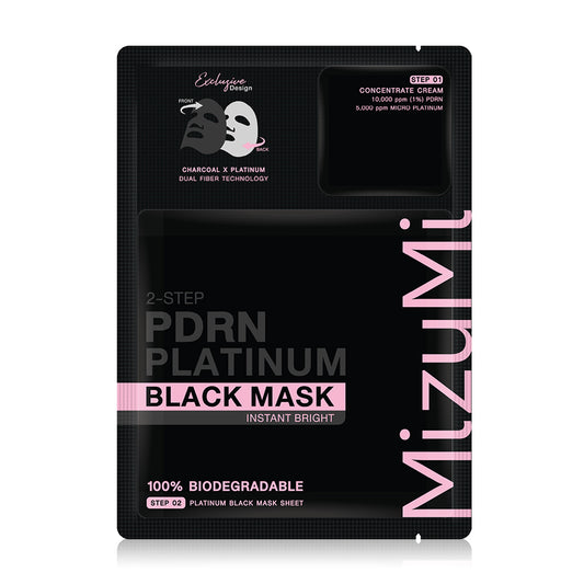 MizuMi PDRN Platinum Black Mask Instant Bright 1'S