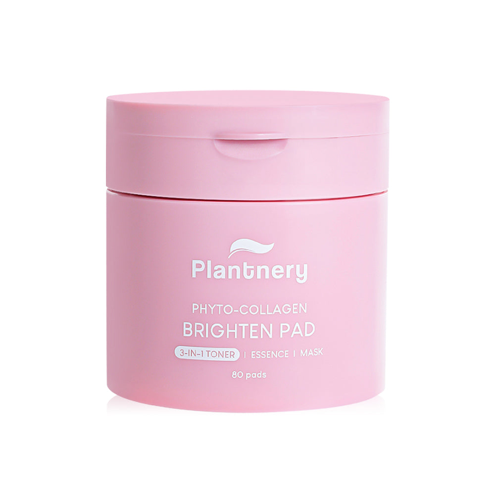 Plantnery Phyto-Collagen Brighten Pad 80 Pads: Toner pads for brighter skin.
