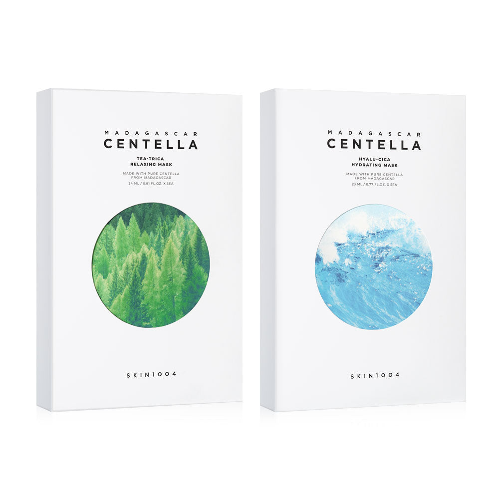SKIN1004 Madagascar Centella Tea-Trica Relaxing Mask (24ml X 5pcs)