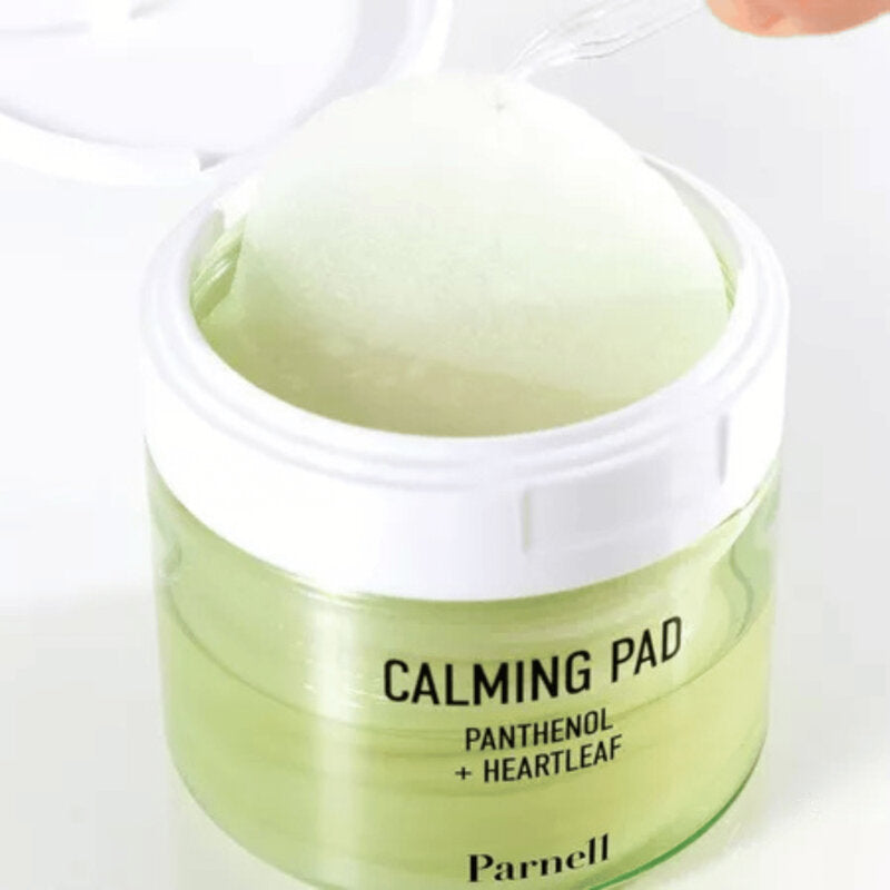 Parnell Panthenol 5.78 Heartleaf Calming Pads (60 Pads) are soothing toners that hydrate and smooth the skin.