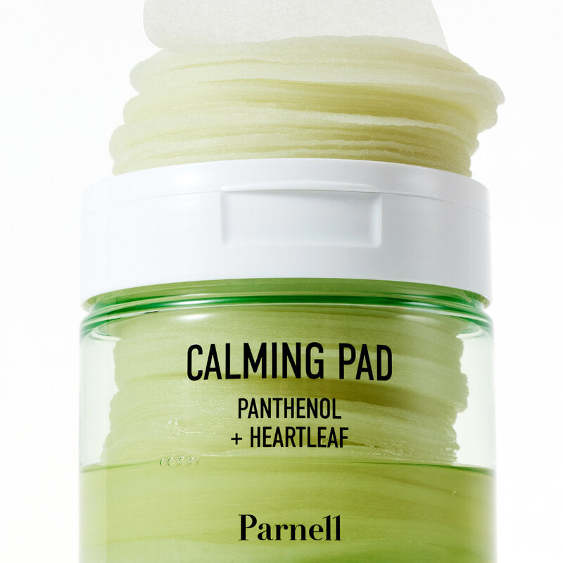 Parnell Panthenol 5.78 Heartleaf Calming Pads (60 Pads) are soothing toners that hydrate and smooth the skin.