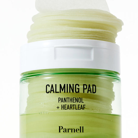 Parnell Panthenol 5.78 Heartleaf Calming Pads (60 Pads) are soothing toners that hydrate and smooth the skin.