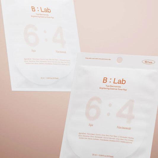 B:LAB Yuja Niacinamide Brightening Essence Toner Pad [25ml (Pack of 10)