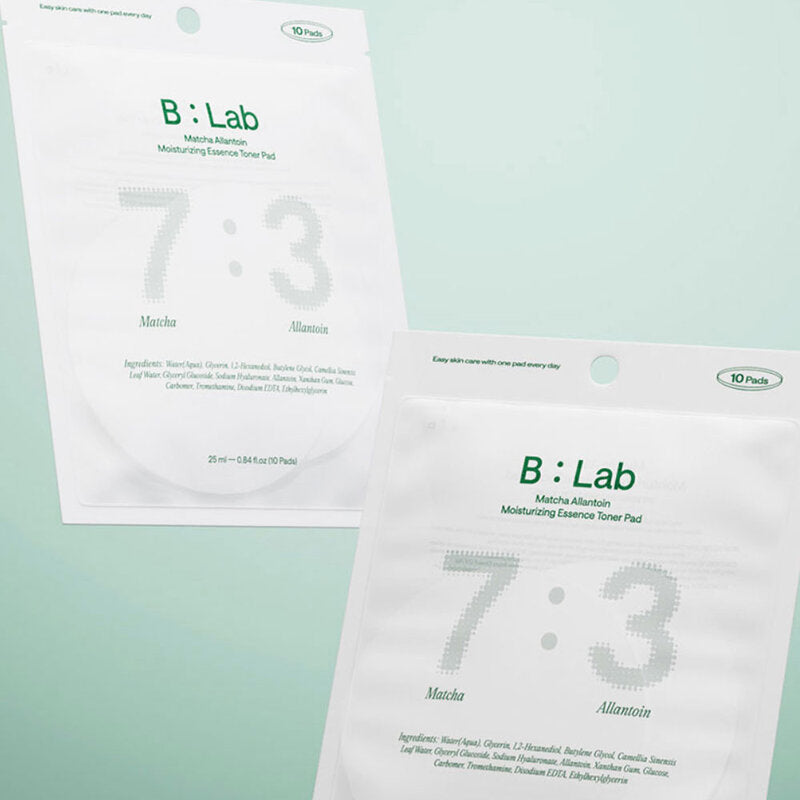 B-Lab Matcha Allanton Moisturizing Essence Toner Pad 10'S