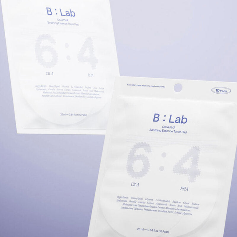 B-Lab Cica PHA Soothing Essence Toner Pad 10'S