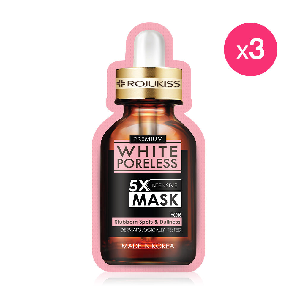 Rojukiss White Poreless 5X Intensive Mask [25ml (Pack of 3)