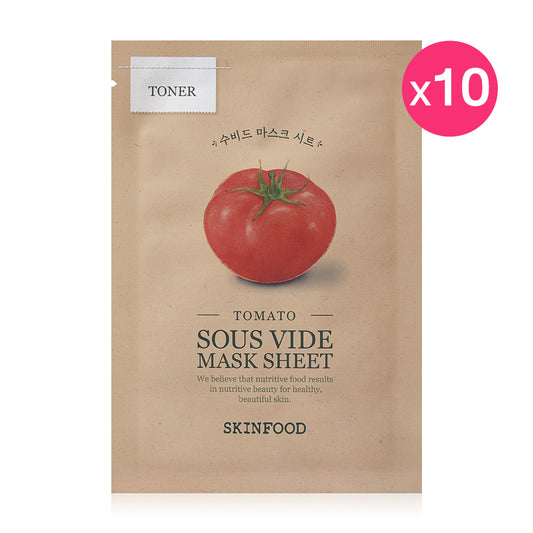 Skinfood Tomato Sous Vide Mask Sheet [18g (Pack of 10)