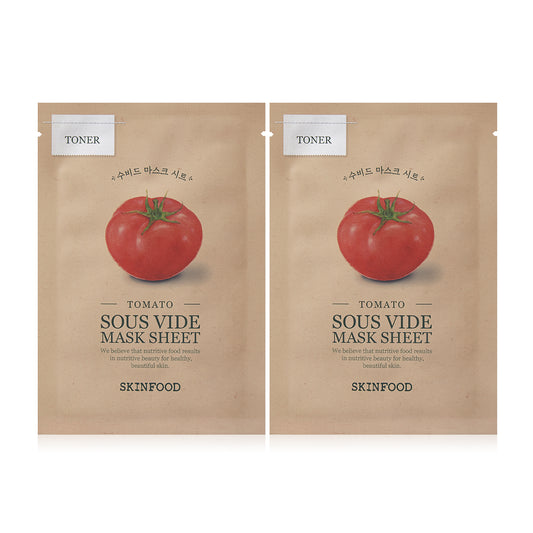 Skinfood Tomato Sous Vide Mask Sheet [18g (Pack of 2)