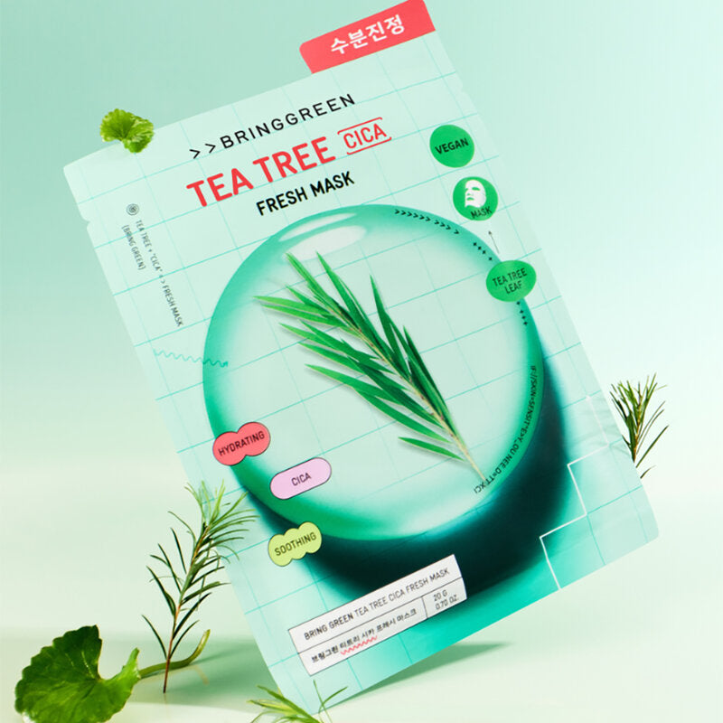 Bringgreen Tea Tree Cica Fresh Mask 20g