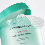 Bringgreen Tea Tree Cica Trouble Soothing Toner Pad 150g