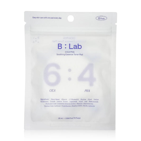 B-Lab Cica PHA Soothing Essence Toner Pad 10'S