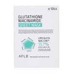 APLB Glutathione Niacinamide Sheet Mask [25ml (Pack of 10)
