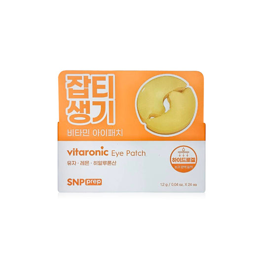 SNP Prep Vitaronic Eye Patch 24 Pads are hydrogen eye mask pads from SNP that provide moisture to the skin under the eyes, making it look brighter.