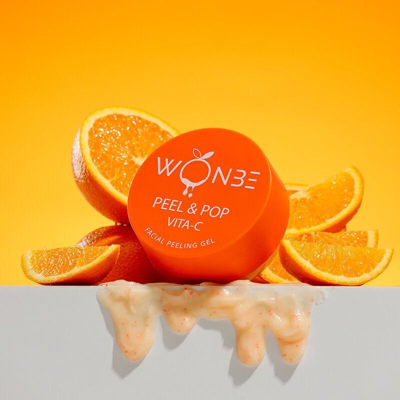 WONBE Peel & Pop Vita-C Facial Peeling Gel 90g