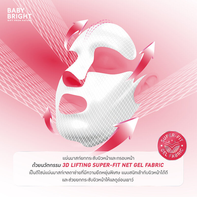Baby Bright Thermatight 3D Lifting Net Gel Mask 1'S