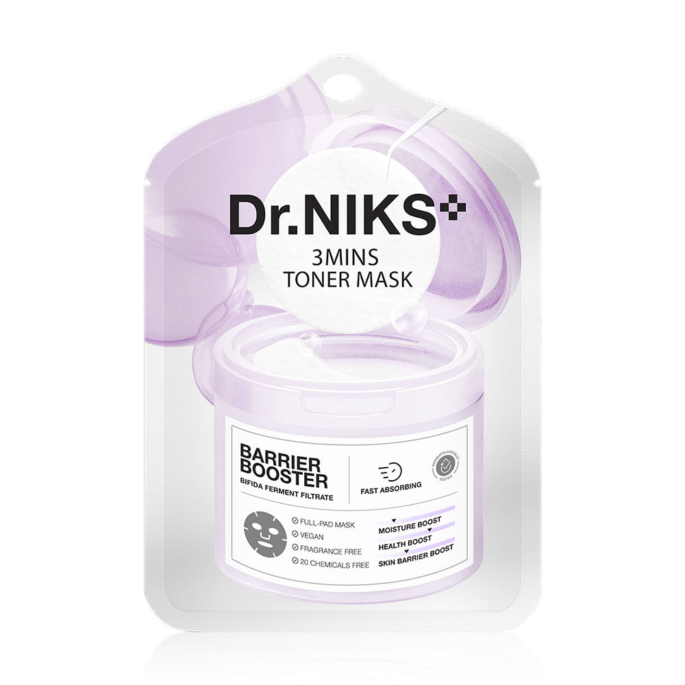 Dr.NIKS 3 Mins Toner Mask Barrier Booster 1'S