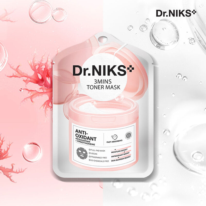 Dr.NIKS 3 Mins Toner Mask Antioxidant 1'S