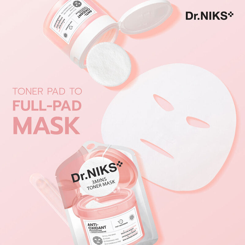 Dr.NIKS 3 Mins Toner Mask Antioxidant 1'S