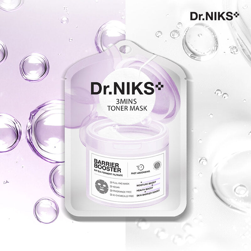 Dr.NIKS 3 Mins Toner Mask Barrier Booster 1'S