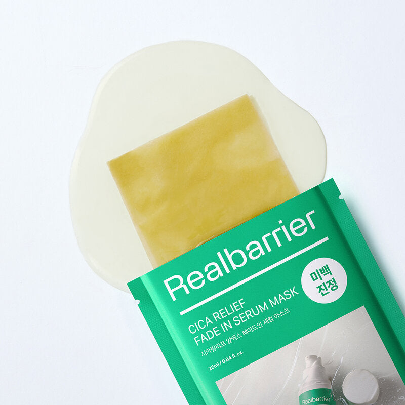 Real Barrier Cica Relief Fade In Serum Mask 1'S