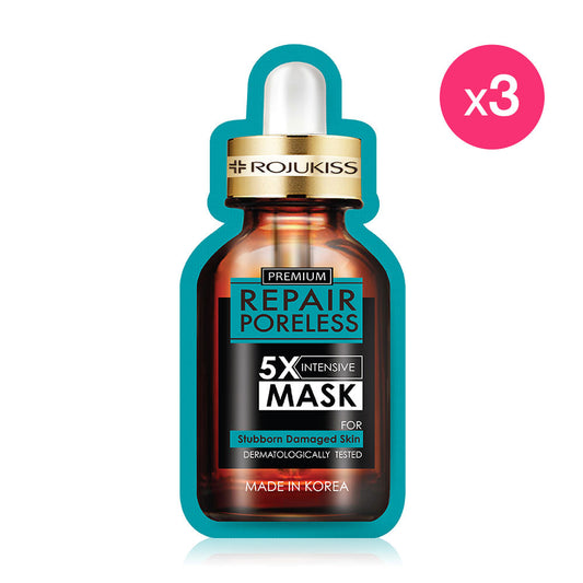 Rojukiss Repair Poreless 5X Intensive Mask [25ml (Pack of 3)