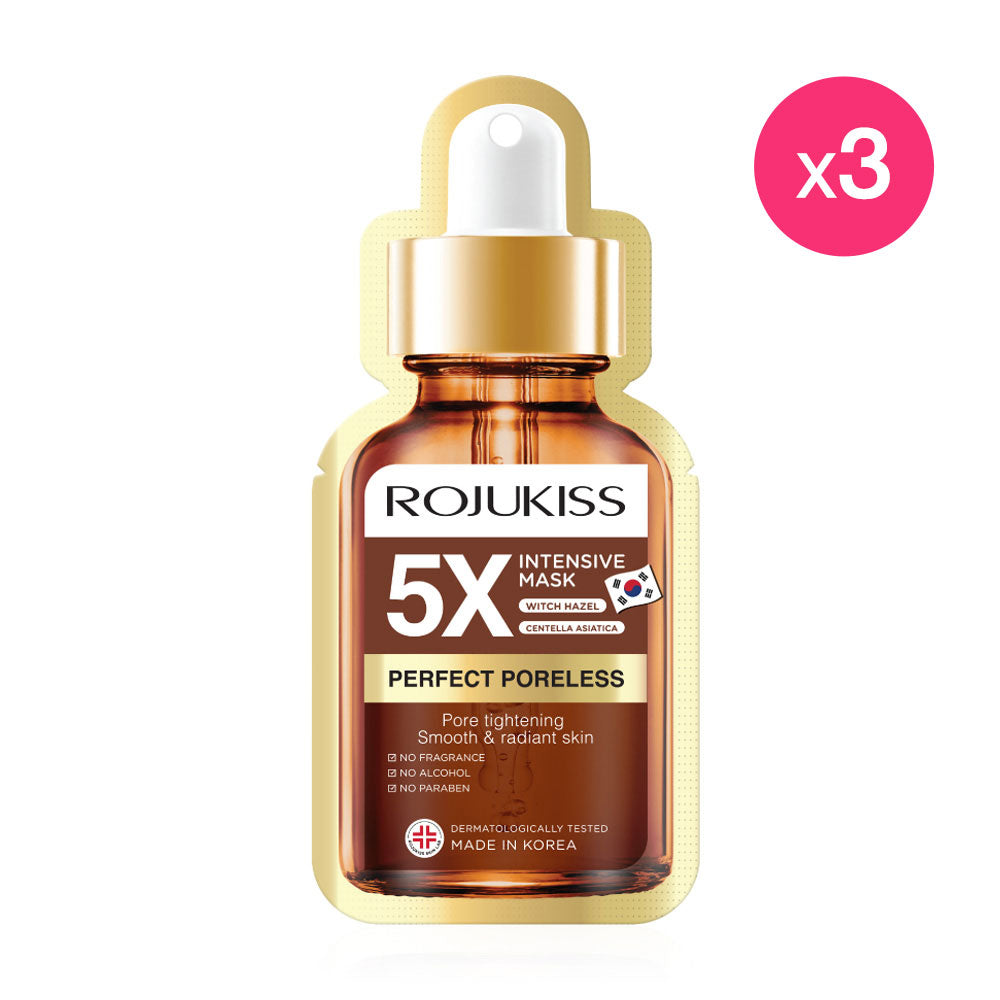 Rojukiss Perfect Poreless 5X Intensive Mask [25ml (Pack of 3)